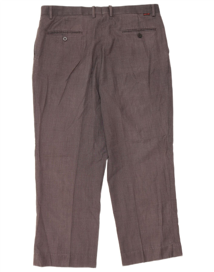 Męskie spodnie chino PIERRE CARDIN W36 L26 szare