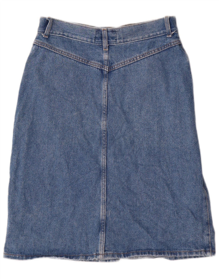 Damska spódnica jeansowa VINTAGE IT 42 Medium W30 Niebieska bawełna