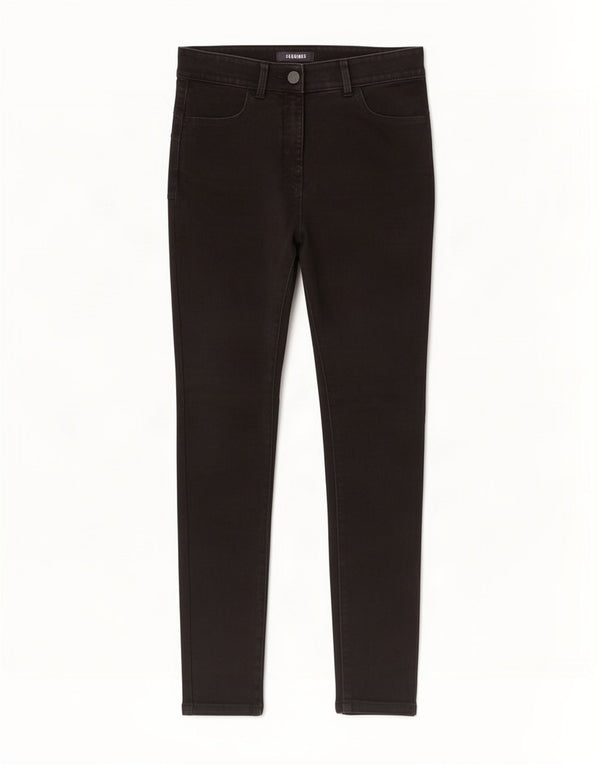 Marks & Spencer Damskie Skinny Jeans UK 10 Small W28 L27 Czarna bawełna