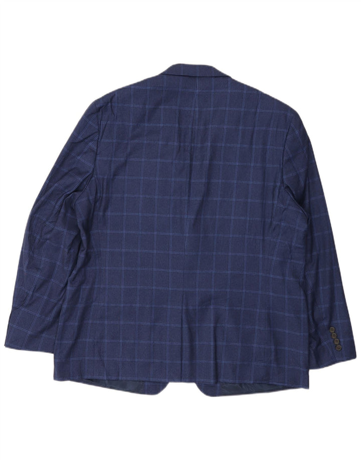 Ralph Lauren Męska marynarka zapinana na 2 guziki UK 46 2XL Granatowa kratka