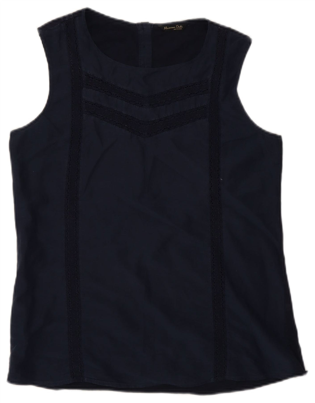 Kamizelka damska Massimo Dutti Top UK 12 Średni granat