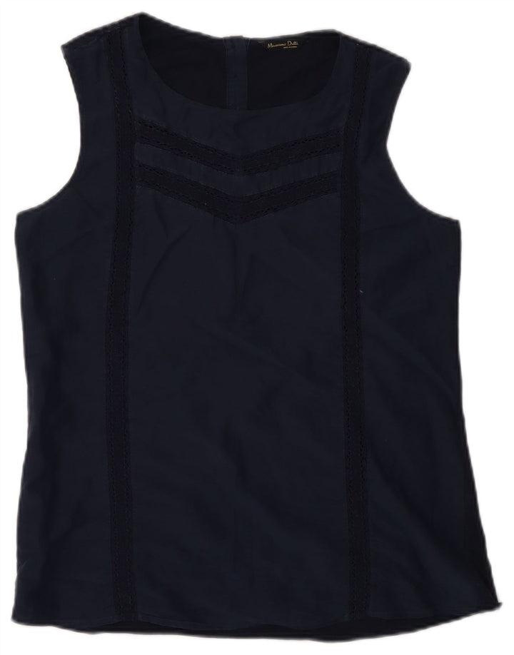 Kamizelka damska Massimo Dutti Top UK 12 Średni granat