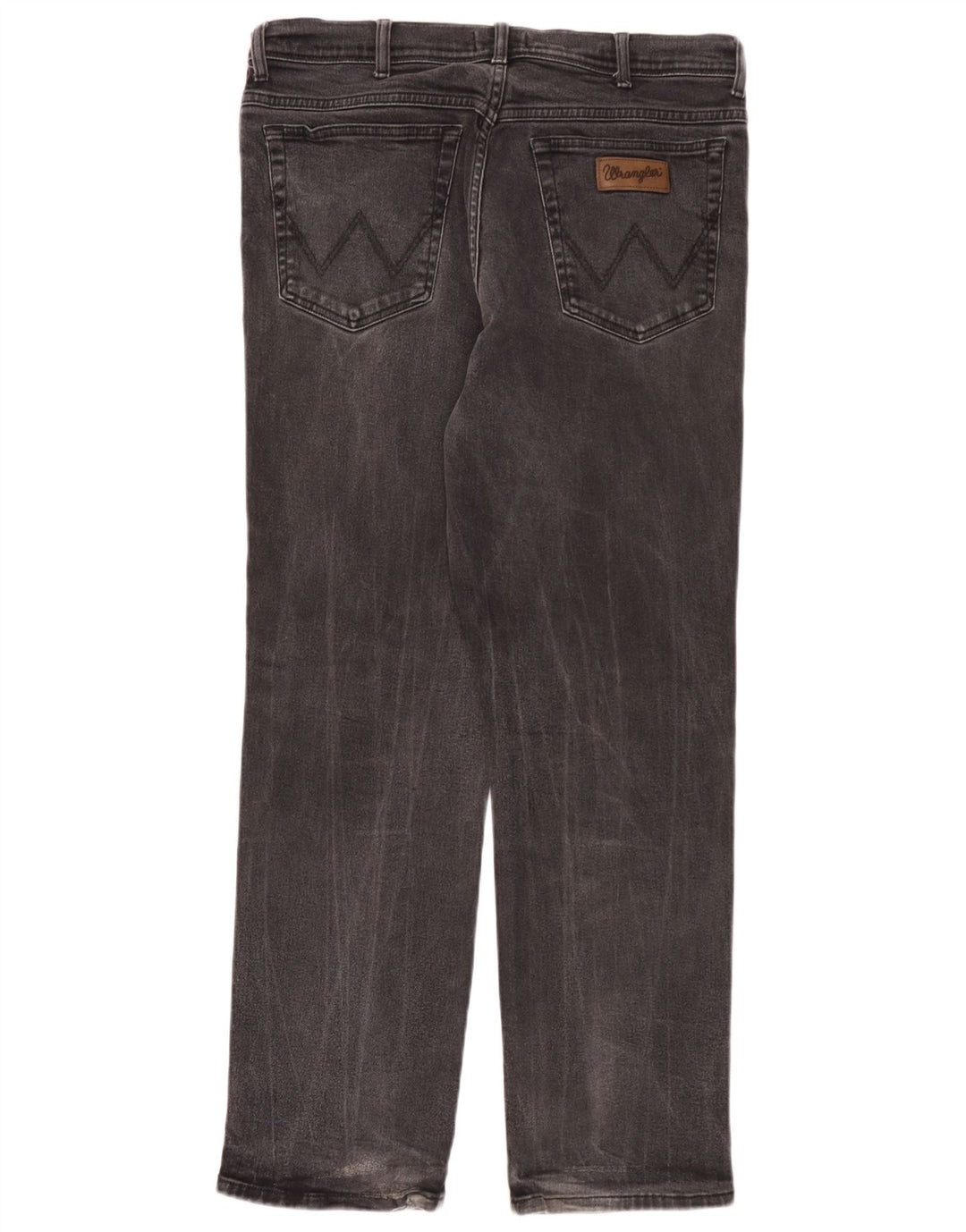 Męskie jeansy Wrangler Texas Stretch Straight W38 L32 Szara bawełna