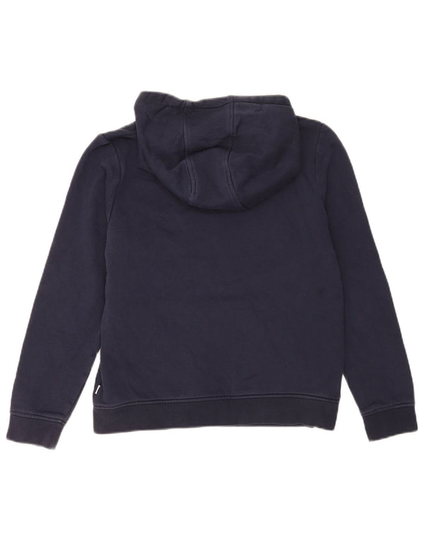 Chłopięcy sweter z kapturem i grafiką Hugo Boss 8-9 lat, granatowy, bawełniany