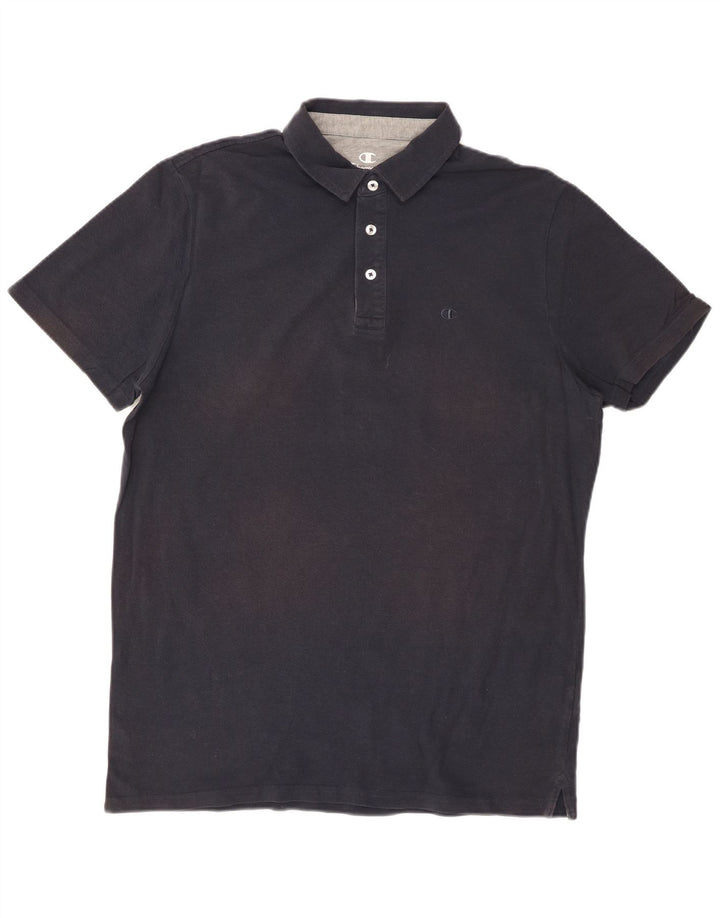 Męska koszulka polo Champion 2XL, granatowa, bawełniana