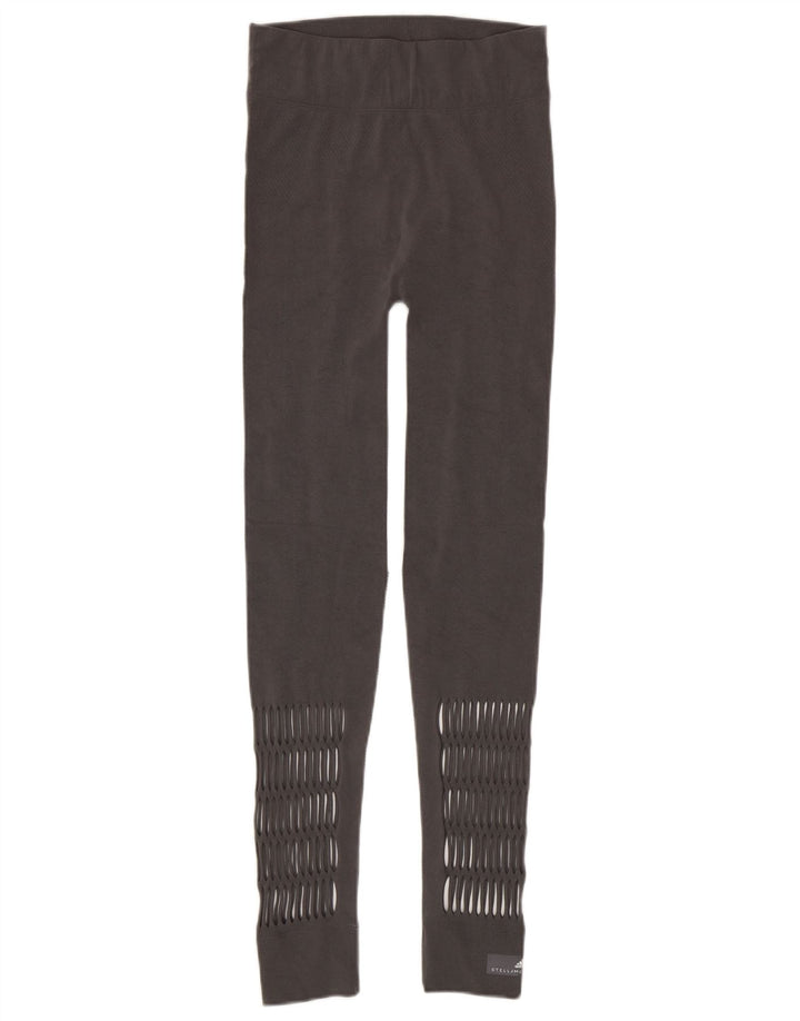 Damskie legginsy adidas Stella McCartney Graphic UK 14, duże, szare, poliamidowe