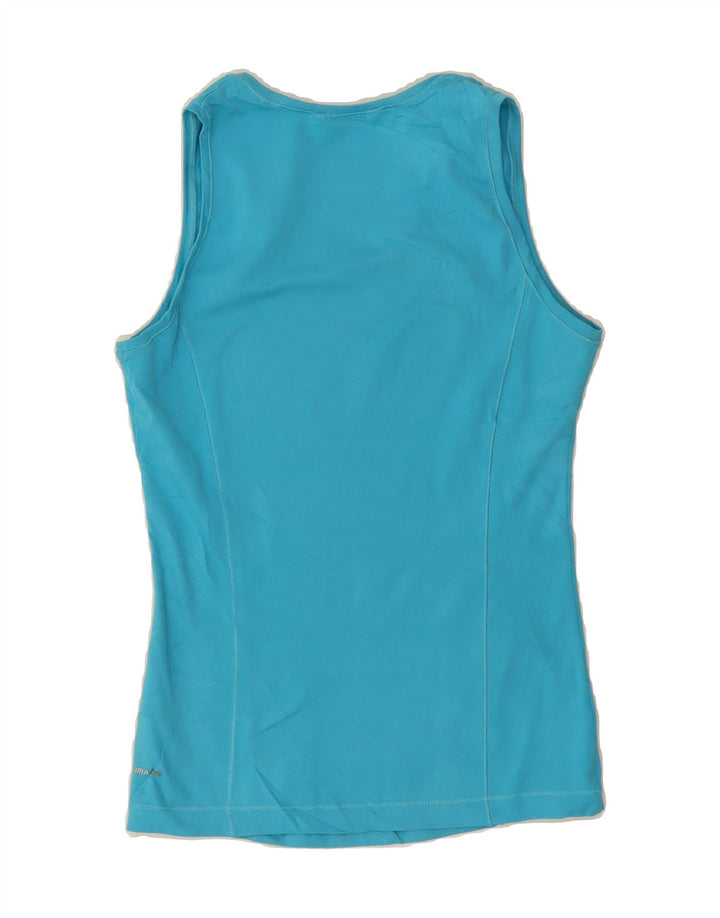 ADIDAS Womens Climalite Vest Top UK 14 Large Blue Polyester Vintage Adidas and Second-Hand Adidas from Messina Hembry 