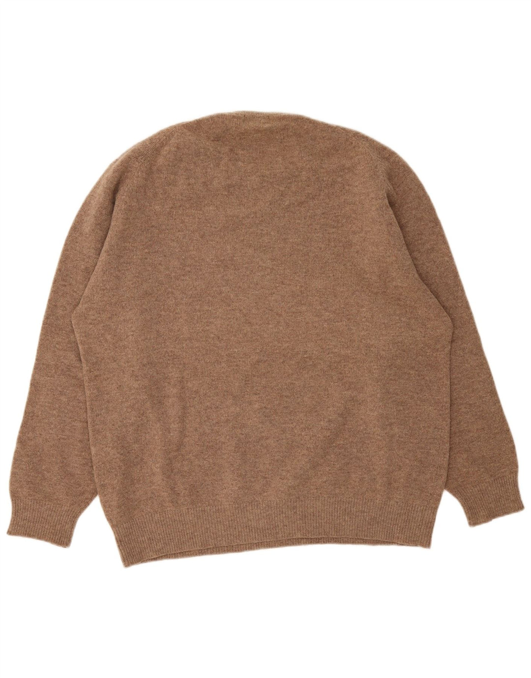 Męski sweter Kappa z okrągłym dekoltem 2XL, beżowa wełna