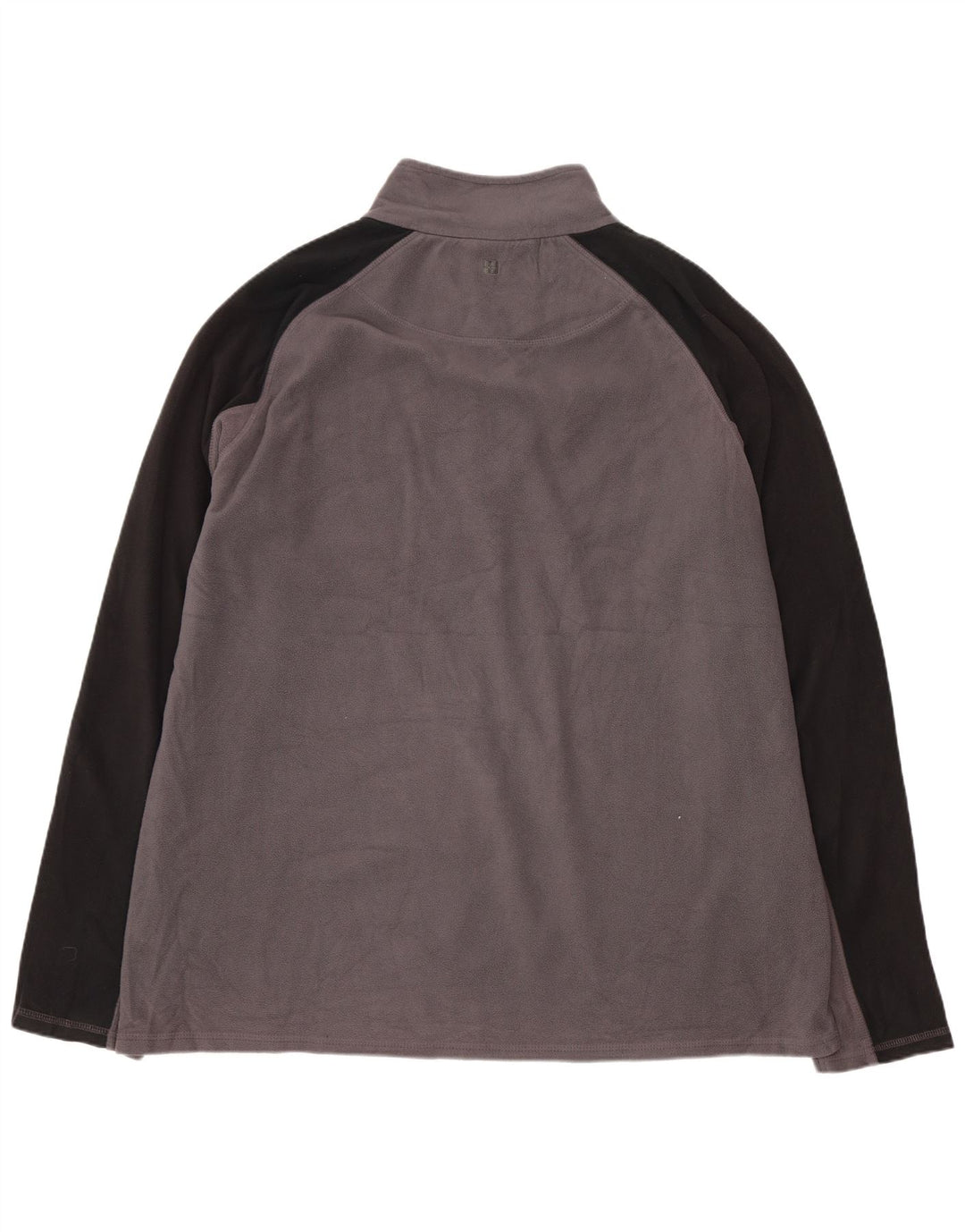 MOUNTAIN WAREHOUSE Męski sweter polarowy z zamkiem błyskawicznym, 2XL, szary, z blokami kolorów