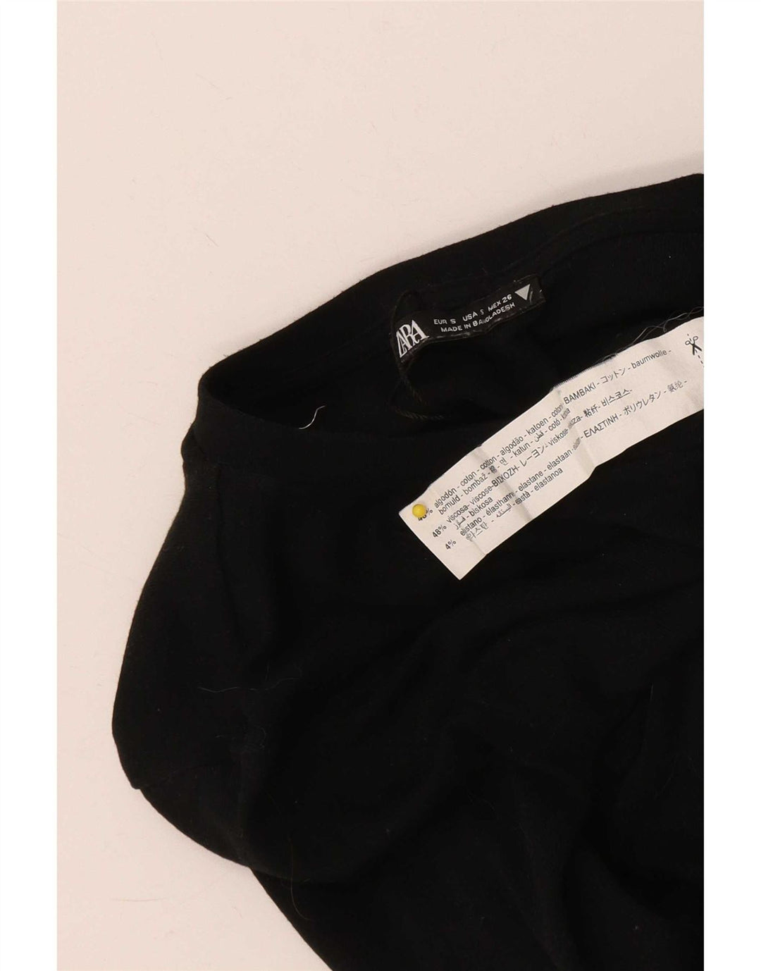 Body damskie Zara UK 8 Small, czarne, bawełniane