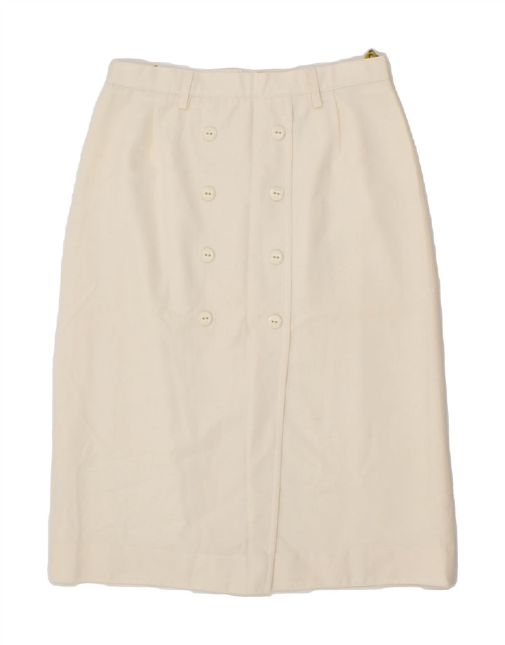 C&A Womens A-Line Skirt W26 Small Off White Vintage C&A and Second-Hand C&A from Messina Hembry 