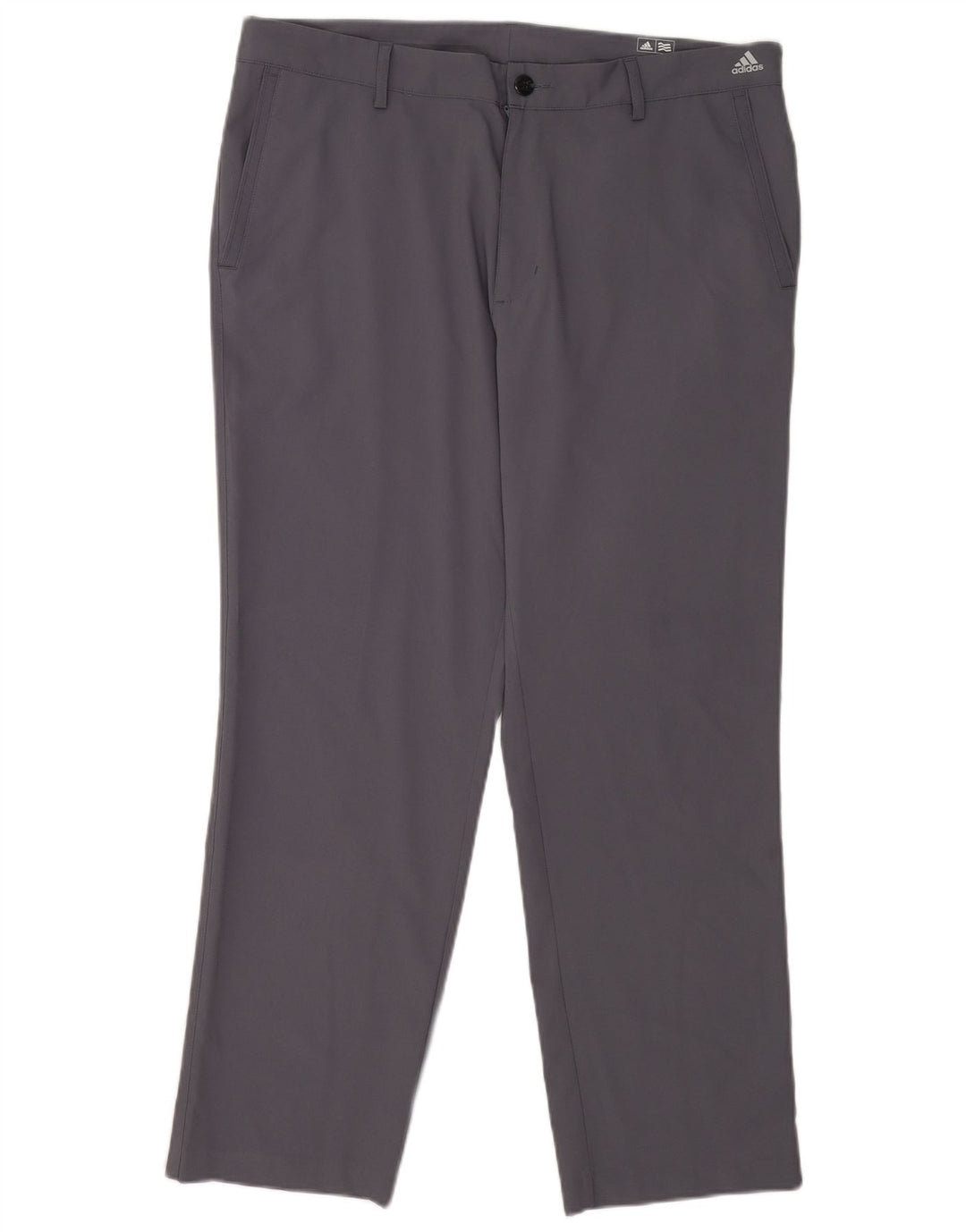 Męskie spodnie chino Adidas Golf Straight W36 L30 Szary poliester