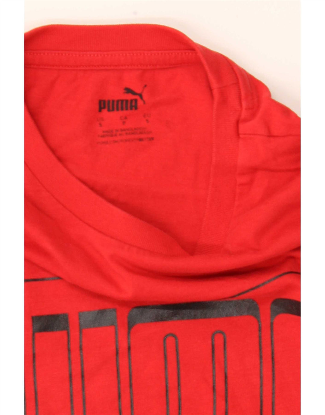 Damska koszulka z grafiką Puma Top UK 10 Small Red