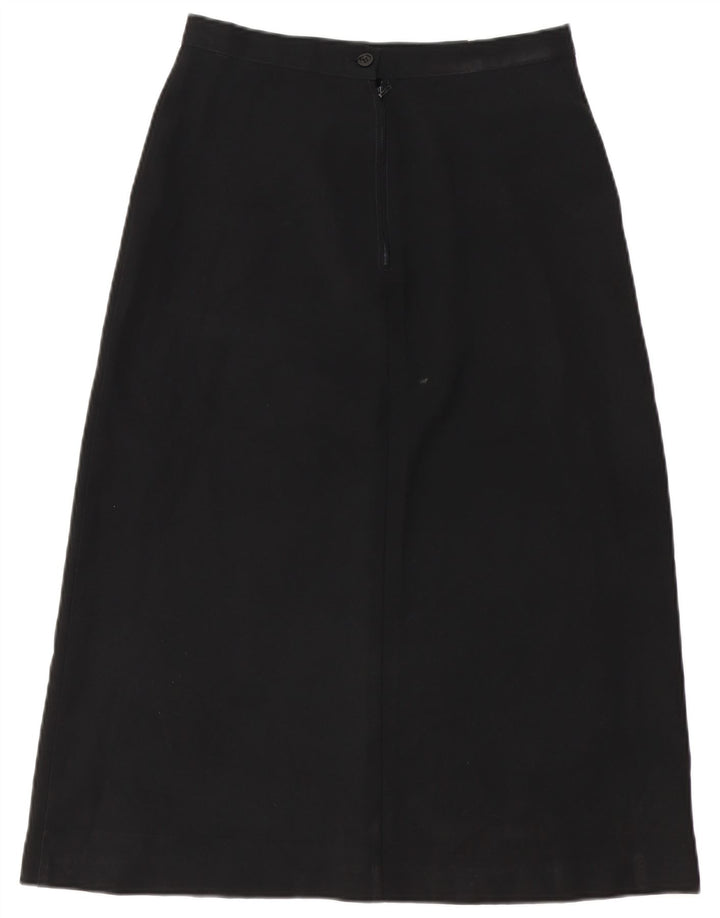 Damska spódnica midi Benetton IT 44 Medium W28 Czarny poliester