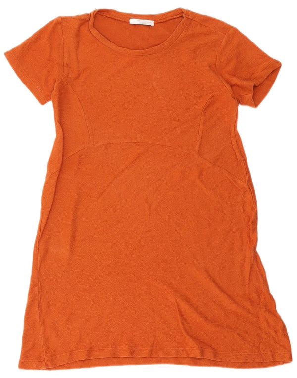 Zara Womens Trafaluc A-Line Dress UK 10 Small Orange