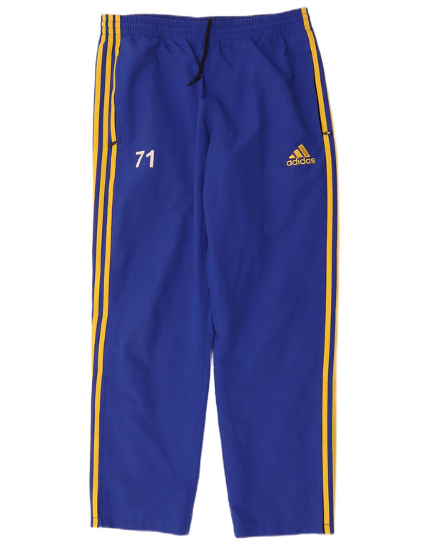 Męskie spodnie dresowe Adidas Graphic UK 40/42 Średni niebieski, blok kolorów