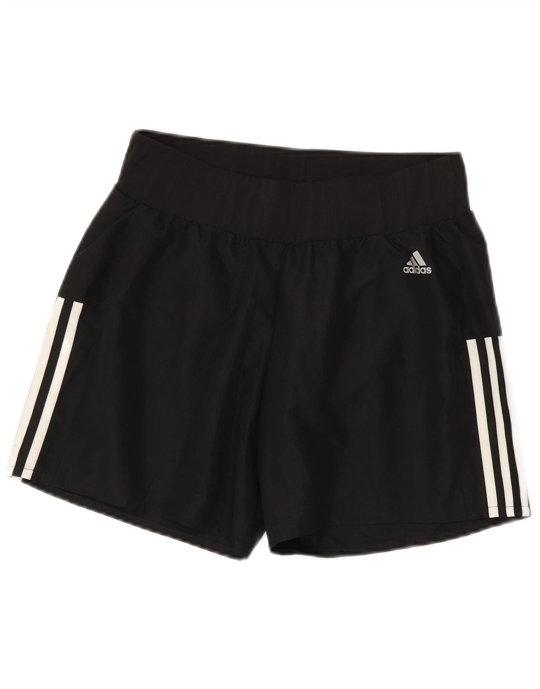 Damskie spodenki sportowe Adidas UK 10, małe, czarne, poliestrowe
