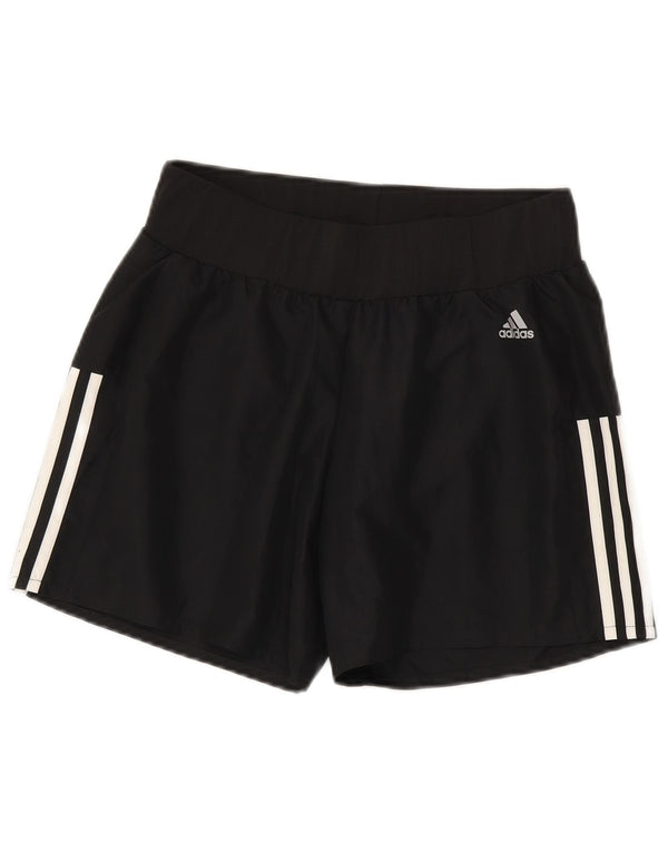 Damskie spodenki sportowe Adidas UK 10, małe, czarne, poliestrowe