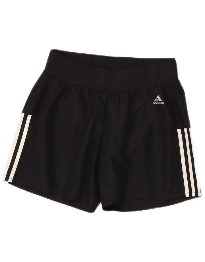 Damskie spodenki sportowe Adidas UK 10, małe, czarne, poliestrowe