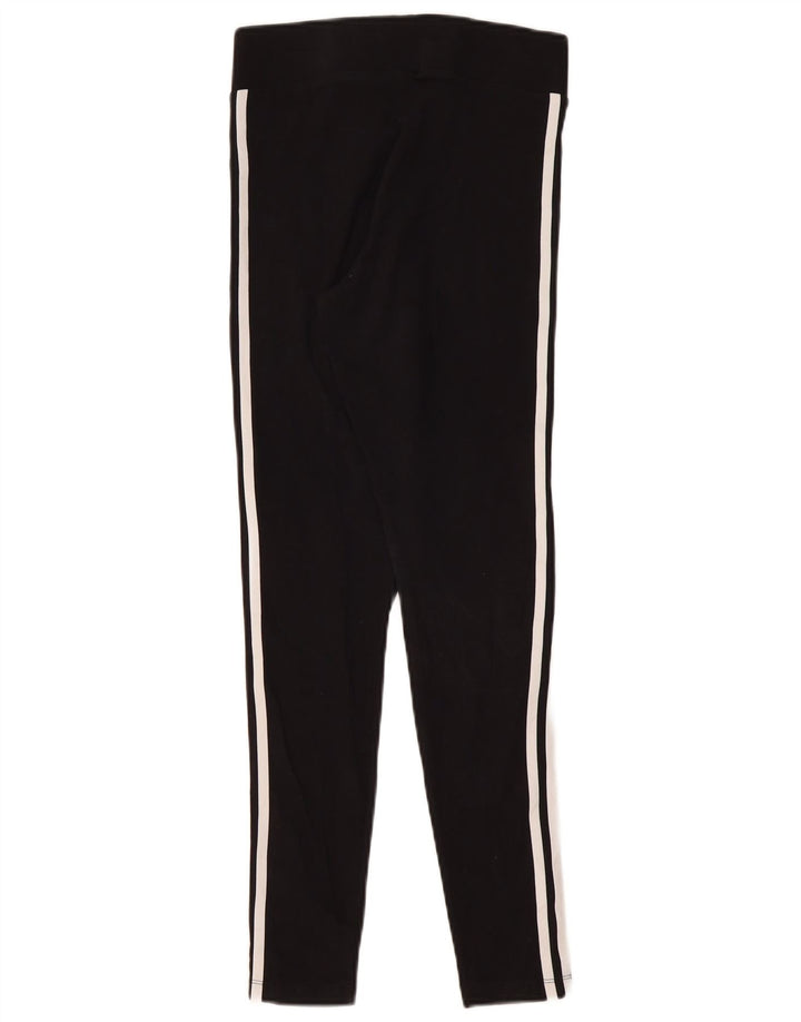 Legginsy Damskie Adidas UK 10 Małe Czarne Bawełniane