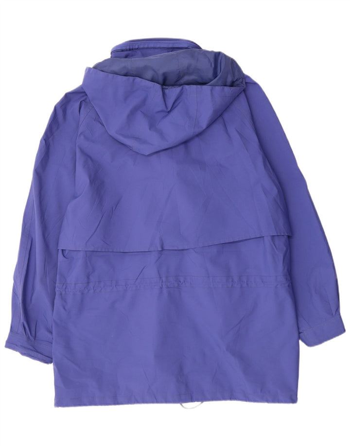 EDDIE BAUER Damski płaszcz wiatrówka z kapturem UK 20 2XL Niebieski poliester