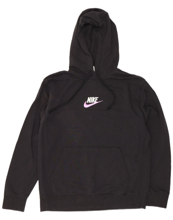 Męski sweter z kapturem Nike, duży, czarny, bawełniany