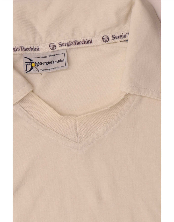 Męska koszulka polo Sergio Tacchini XL w kolorze białym
