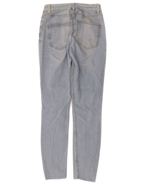 Damskie jeansy skinny Zara EU 36 XS W26 L28 Niebieskie bawełniane
