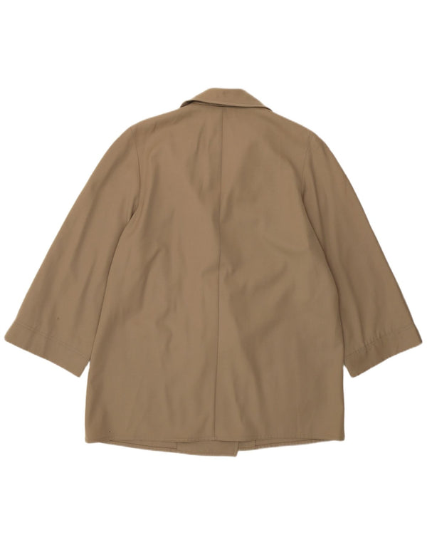 Valentino Womens Miss V Oversized Blazer Jacket IT 40 Small Beige