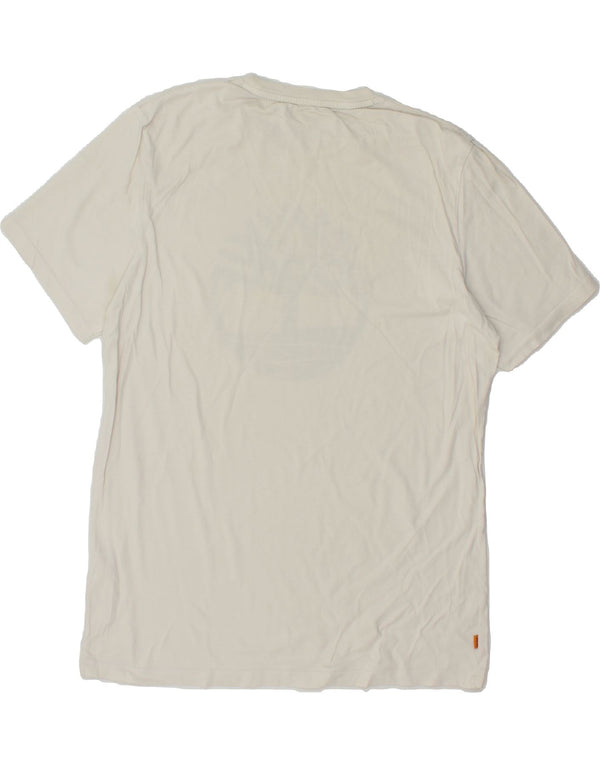 TIMBERLAND Mens Graphic T-Shirt Top Large White