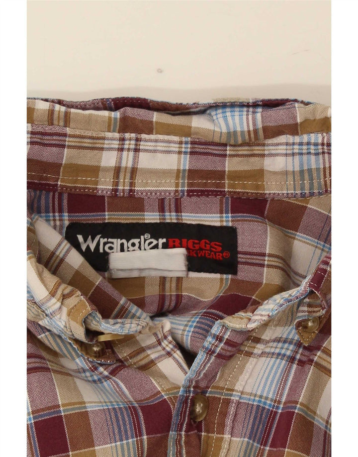 Koszula męska Wrangler XL w brązową kratkę