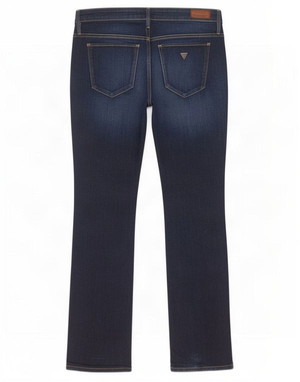 Jeansy damskie Guess Low Bootcut W29 L33 Granatowe, bawełniane