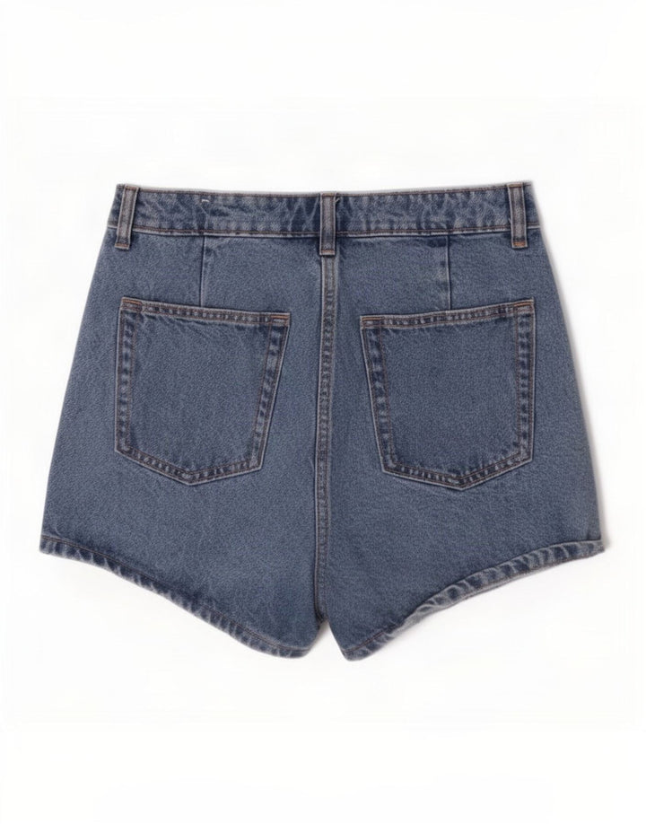 Damskie spodenki jeansowe Zara, małe, W26, niebieskie, bawełniane