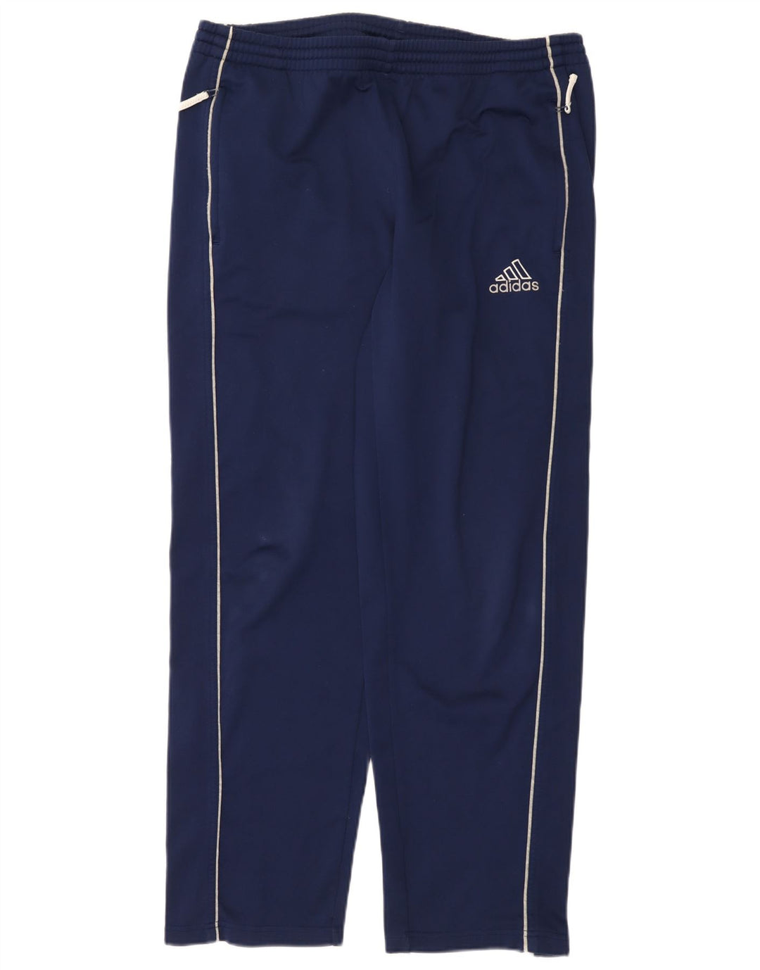 Męskie spodnie dresowe Adidas UK 38/40 Średni granatowy poliester