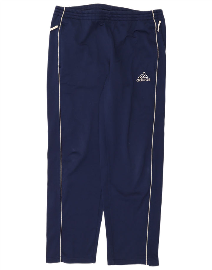 Męskie spodnie dresowe Adidas UK 38/40 Średni granatowy poliester