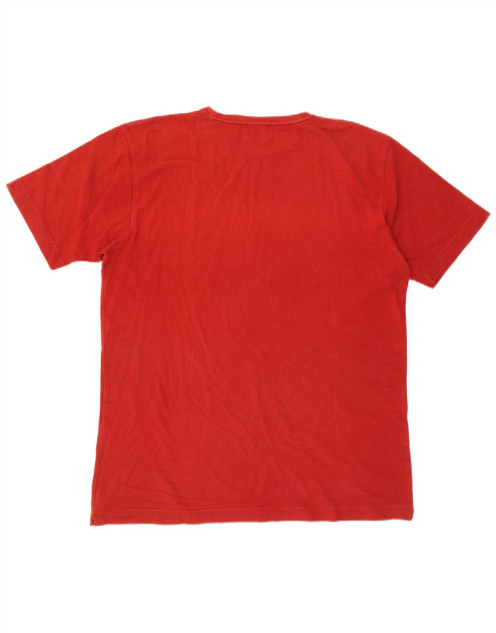 T-shirt męski Kappa Top XL, czerwony, bawełniany