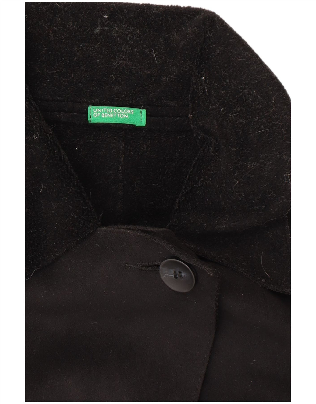 Płaszcz damski Benetton UK 14, średni czarny