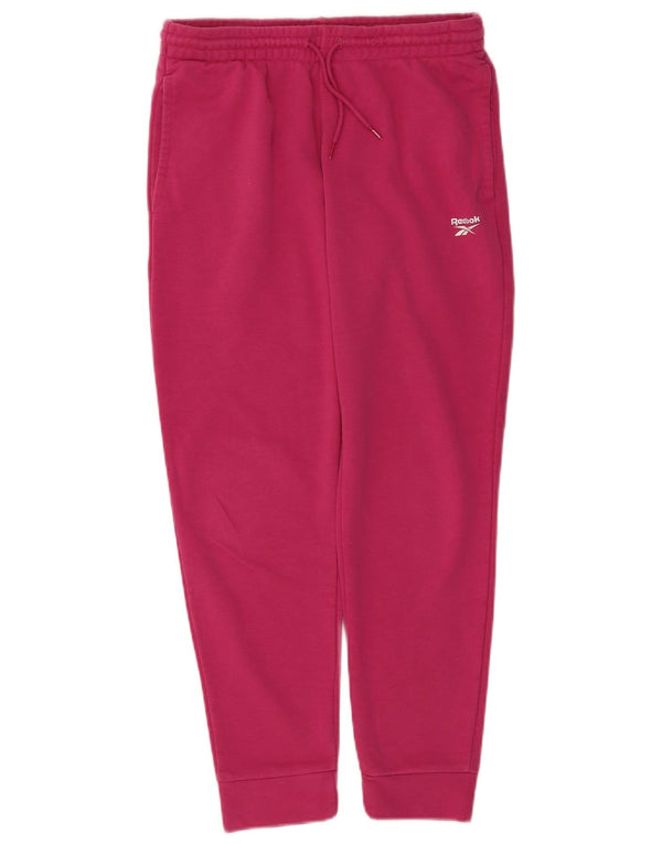 Damskie spodnie dresowe Reebok Joggers UK 8/10 Małe, różowe, bawełniane