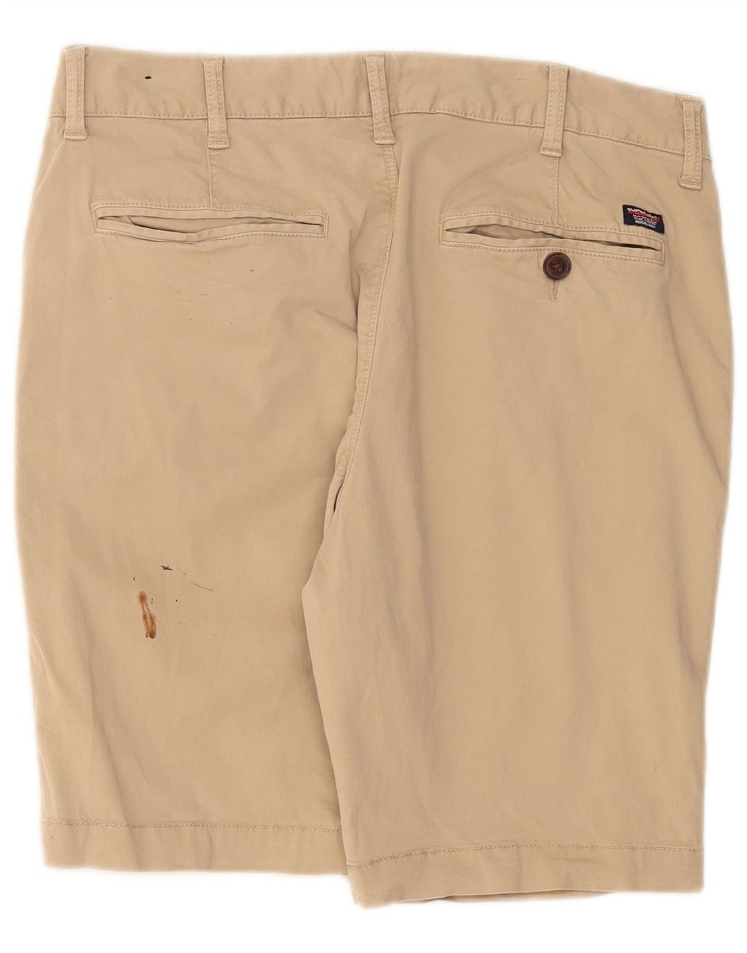 Męskie spodenki Chino Superdry W32 Średni beż, bawełna