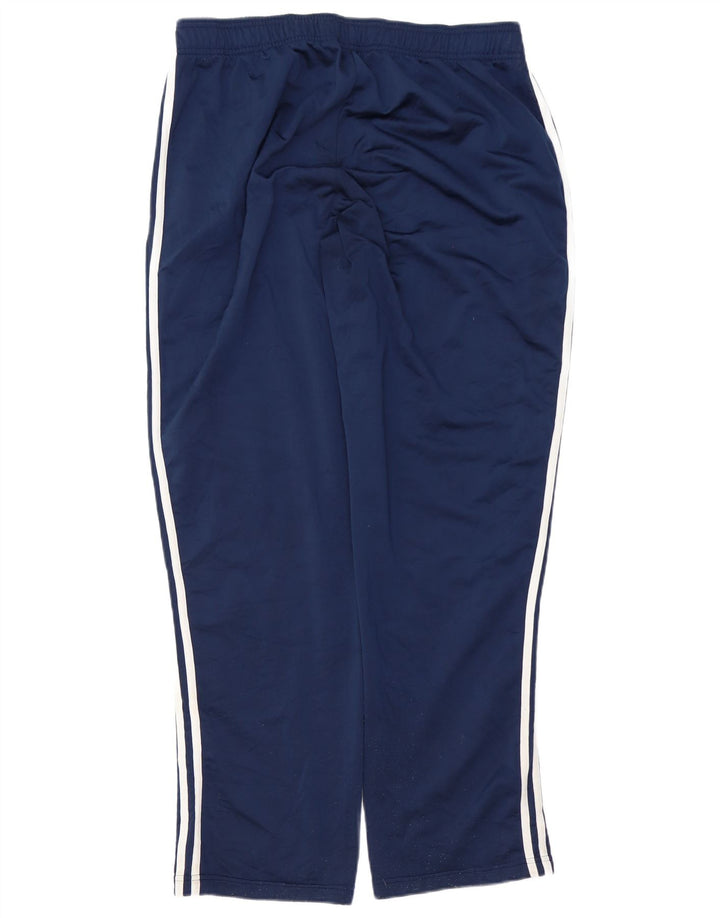 Męskie spodnie dresowe Adidas XL granatowe, poliestrowe