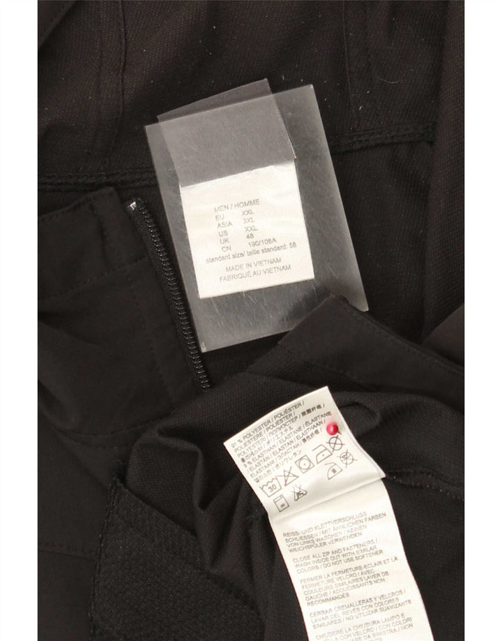 Męska kurtka dresowa z kapturem Jack Wolfskin UK 48 2XL Czarny poliester