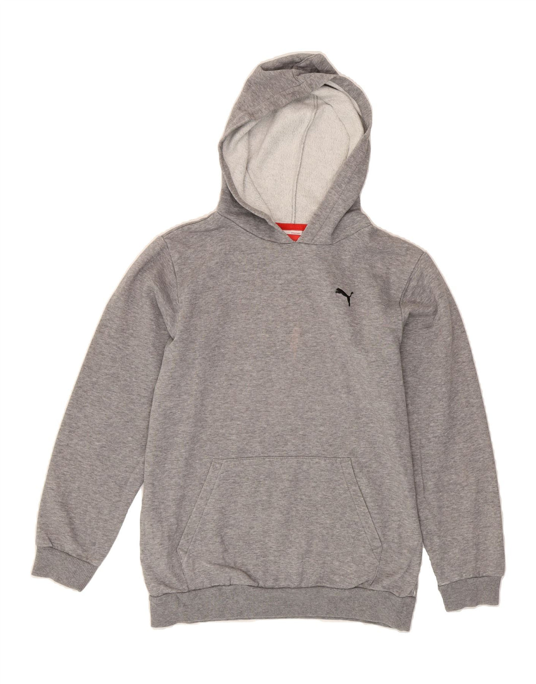 PUMA Boys Hoodie Jumper 11-12 Years Grey Vintage Puma and Second-Hand Puma from Messina Hembry 