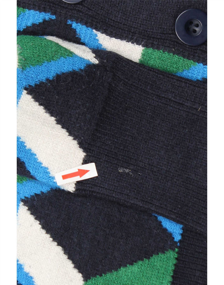 Damski sweter oversize Zara UK 10, mały, wielokolorowy, geometryczny