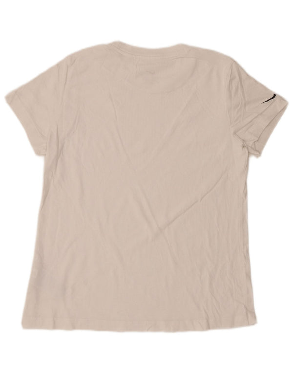 Damska koszulka NIKE Top UK 12 Średnia biała bawełna