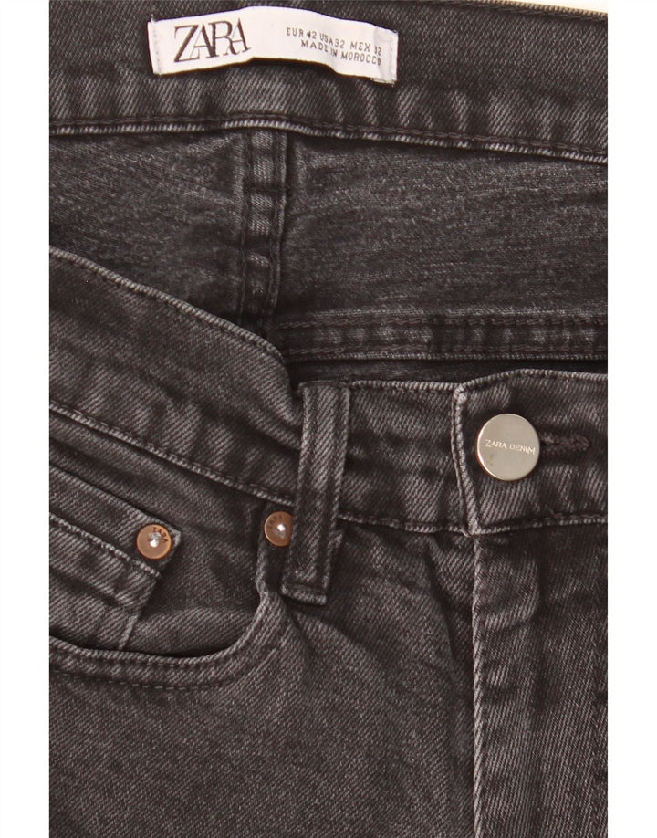 Męskie jeansy slim fit Zara EU 42 Large W32 L30 Black