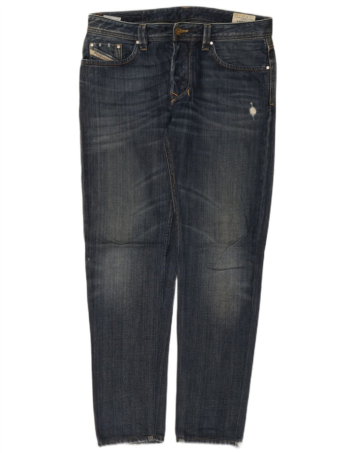 DIESEL Damskie jeansy Larkee w trudnej sytuacji W32 L32 Niebieskie bawełniane