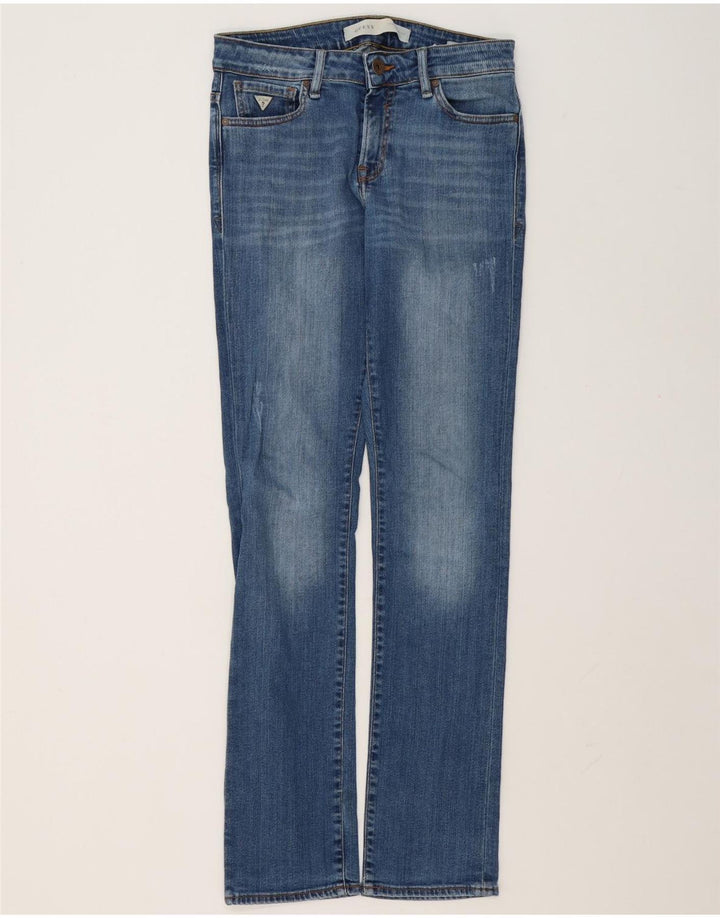 Guess Męskie jeansy slim W30 L34 Niebieskie bawełniane