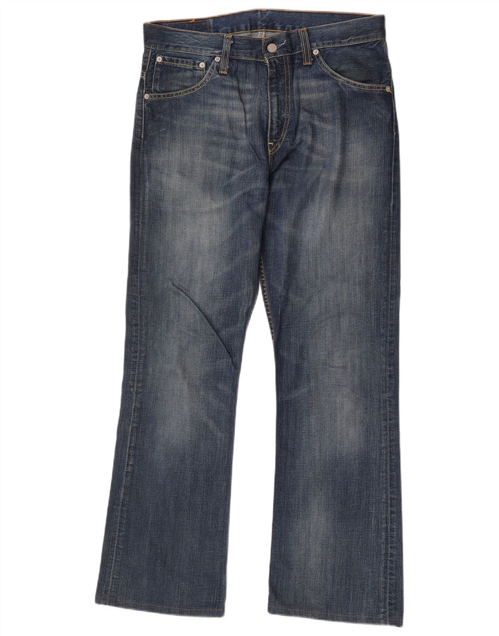 Męskie jeansy Levi's 507 Bootcut W32 L30 Niebieskie