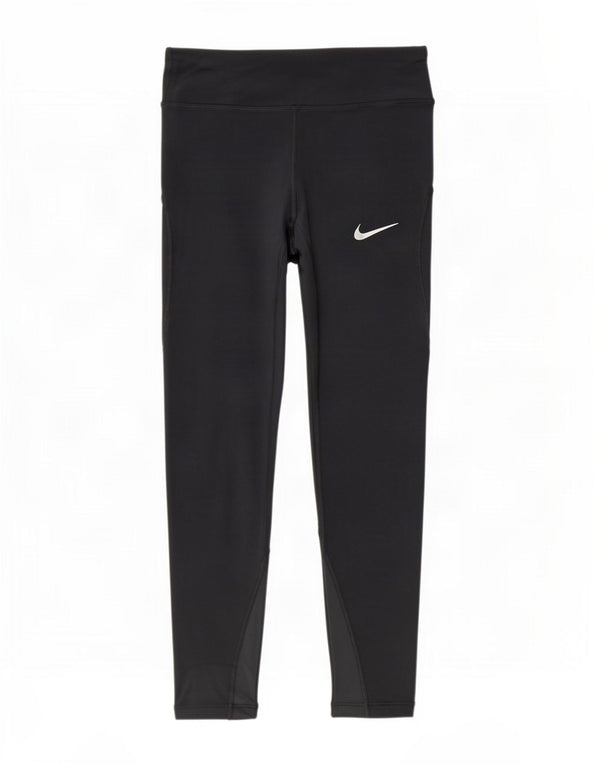 Damskie legginsy Nike Dri Fit Capri UK 4 XS, czarny nylon