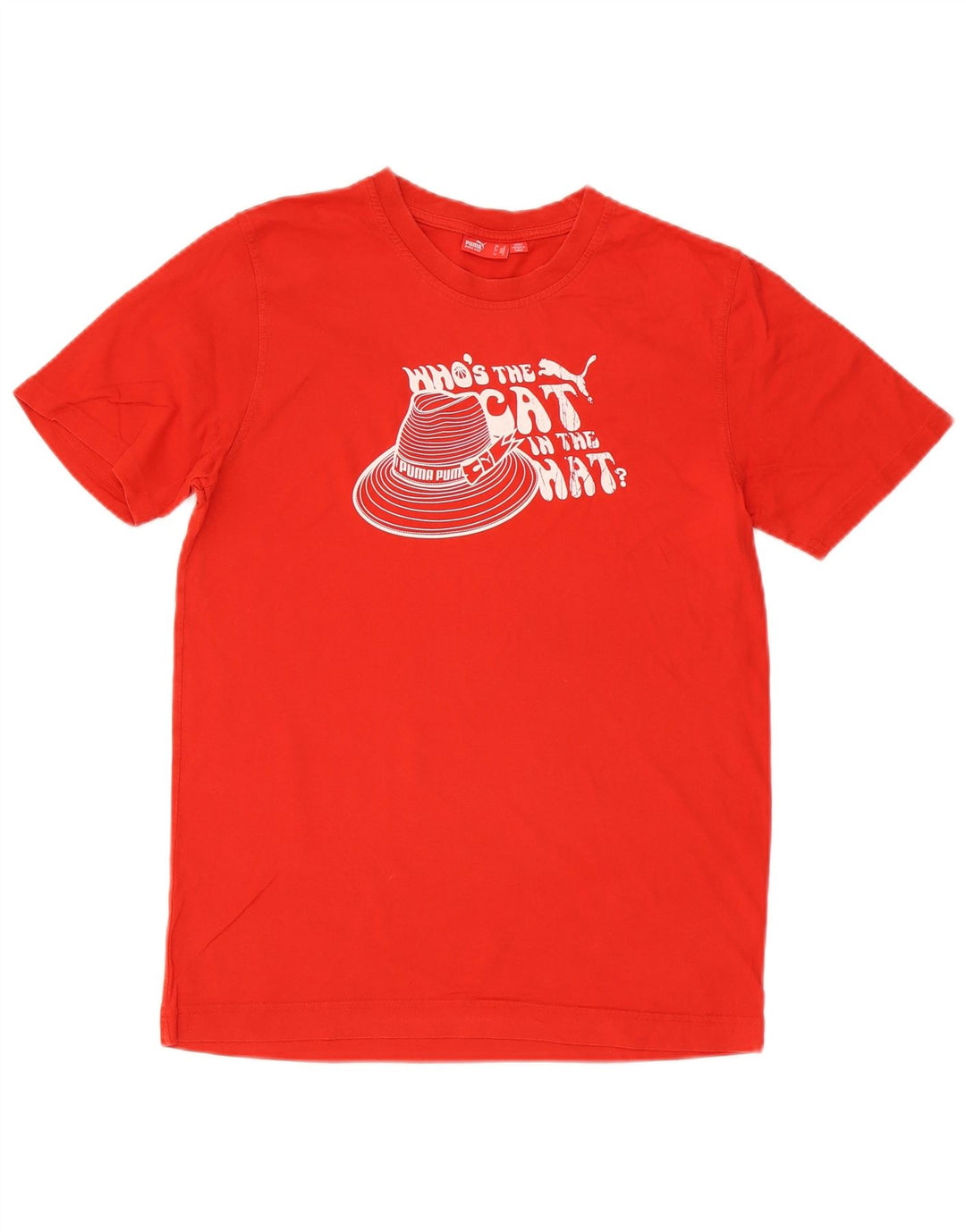 Męski T-shirt z grafiką Puma, średni czerwony